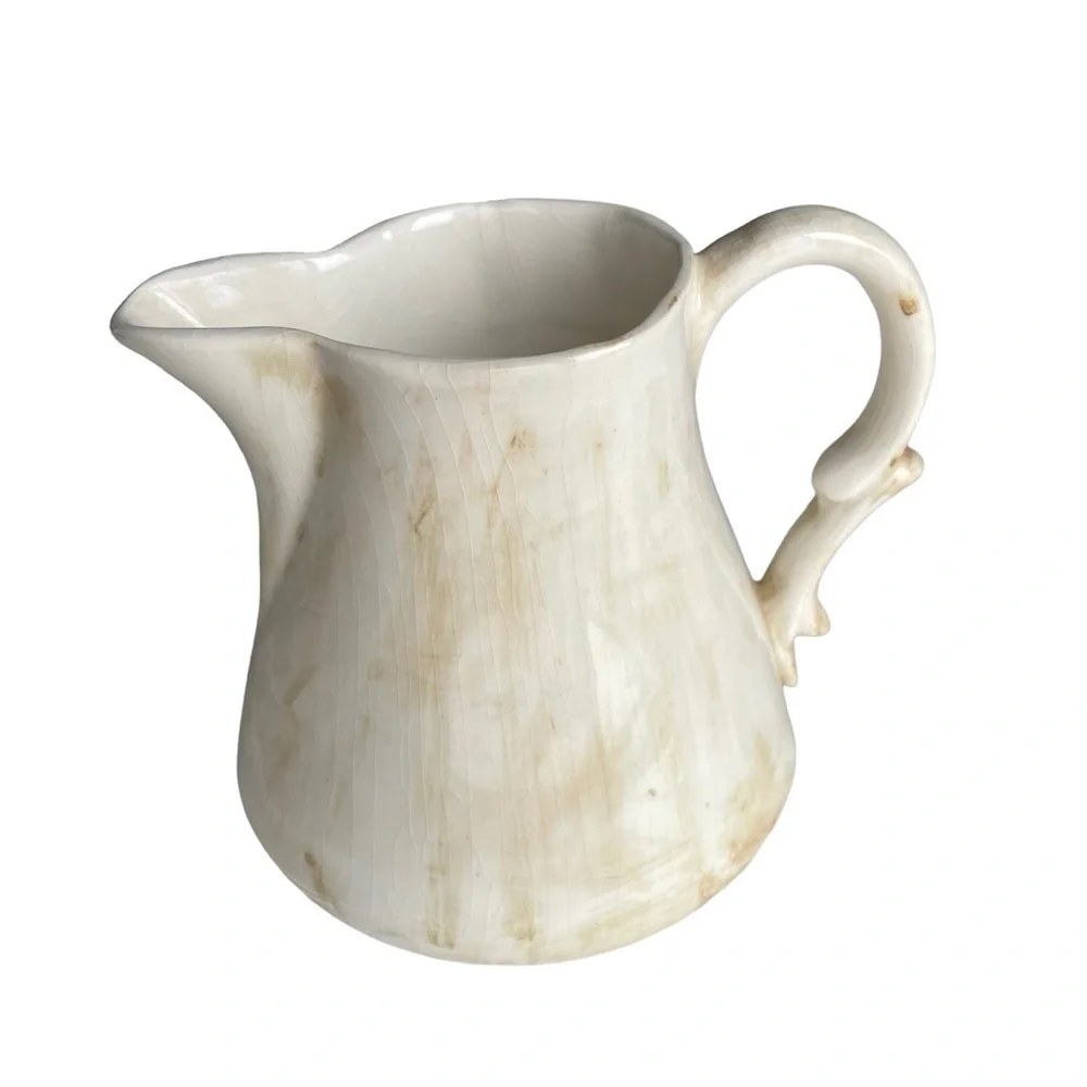 Americana Vintage Ceramic Handmade Pottery Vase Pitcher Great Seal of U.S. Rare